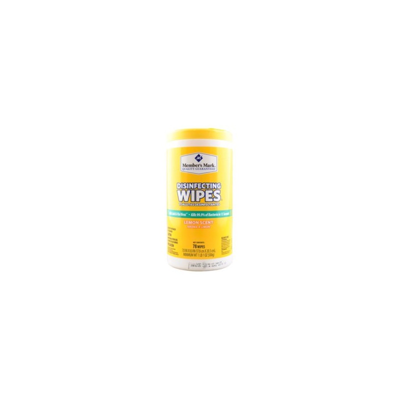 Member's Mark Disinfecting Wipes, Lemon, DESINFITSEERIVAD SALVRÄTID